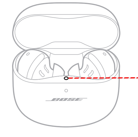 電池無法充電- Bose QuietComfort® Earbuds II